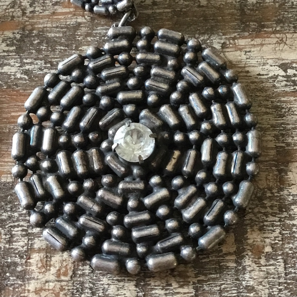 Dannijo Round Statement Earrings Missing Back - image 4